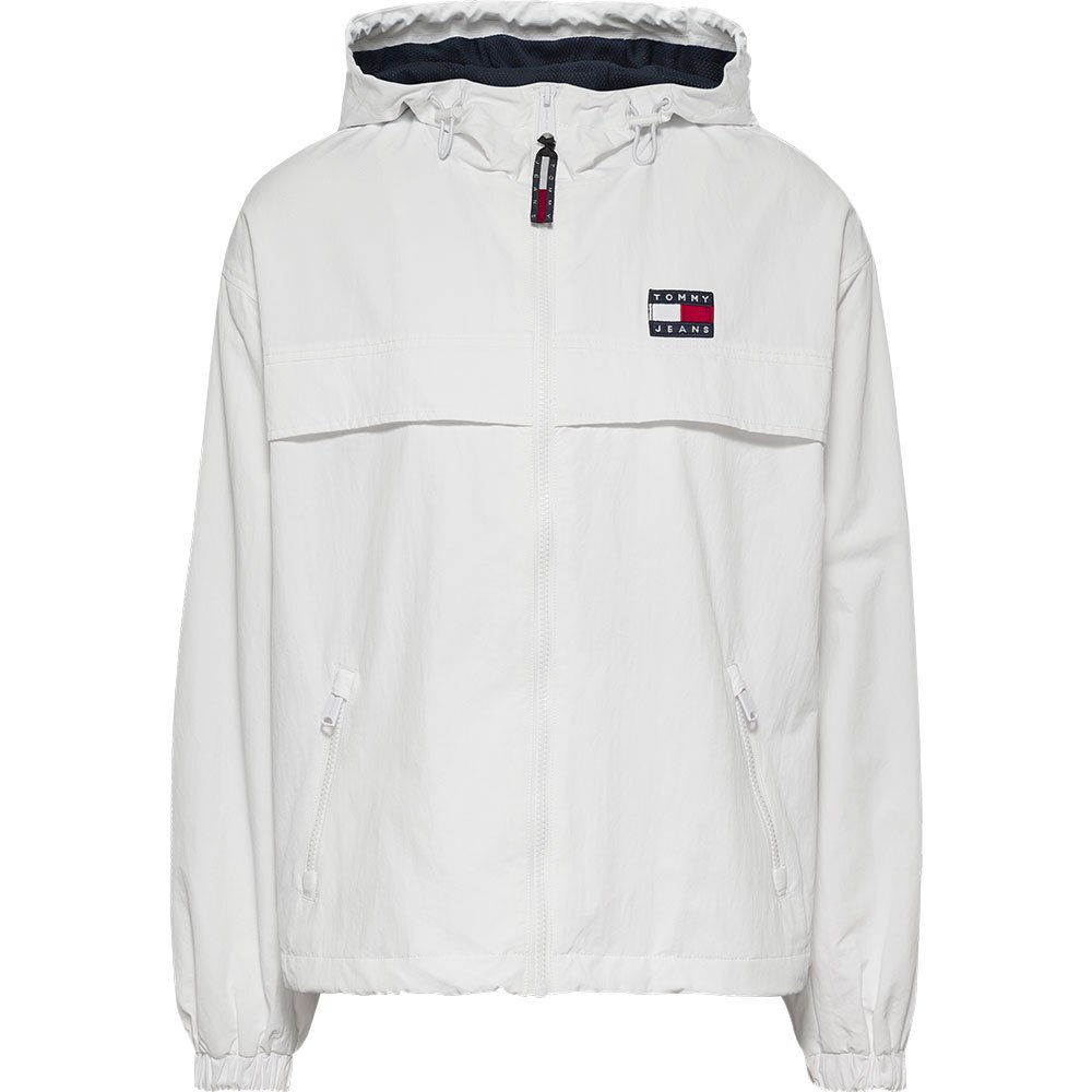 

Куртка Tommy Jeans Chicago Windbreaker, белый