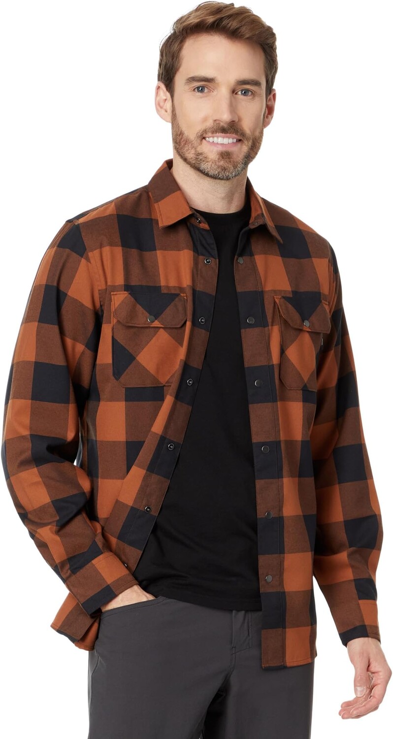 

Рубашка Handlebar Tech Flannel Flylow, цвет Copper/Black Plaid