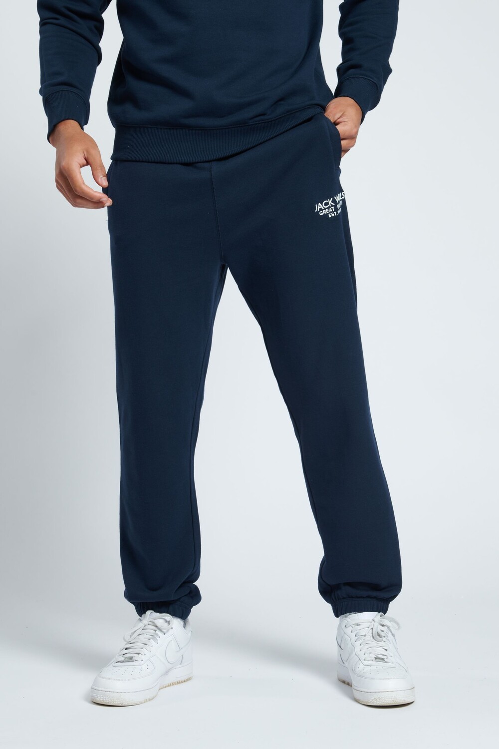 

Синие джоггеры Haydor с графикой Jack Wills, синий