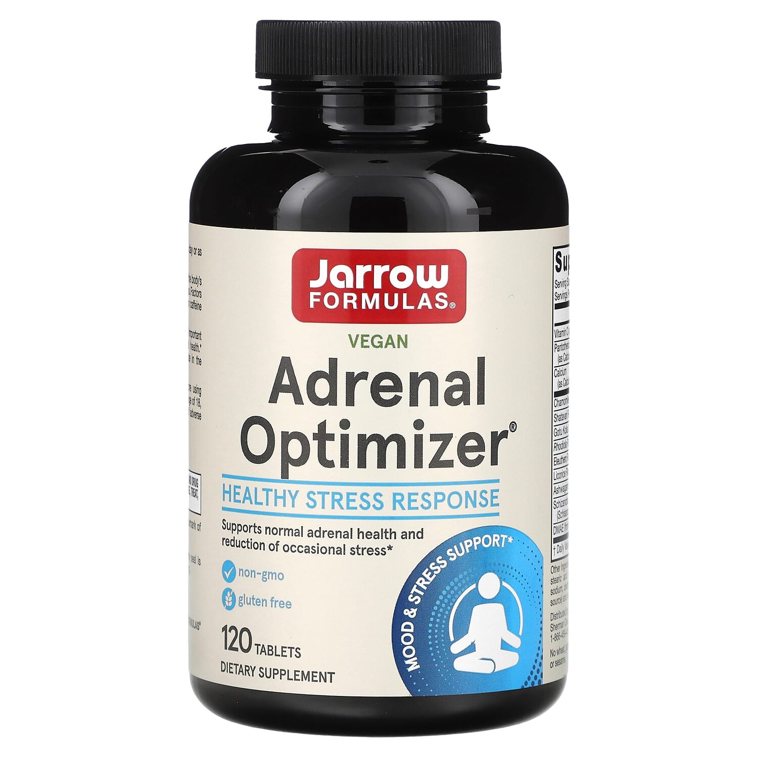 

Adrenal Optimizer, 120 таблеток, Jarrow Formulas