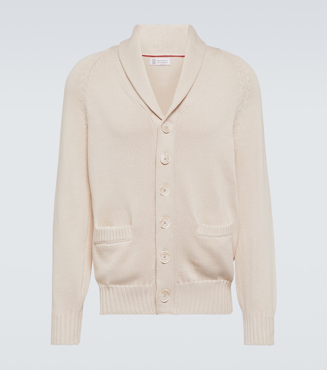

Хлопковый кардиган Brunello Cucinelli, бежевый