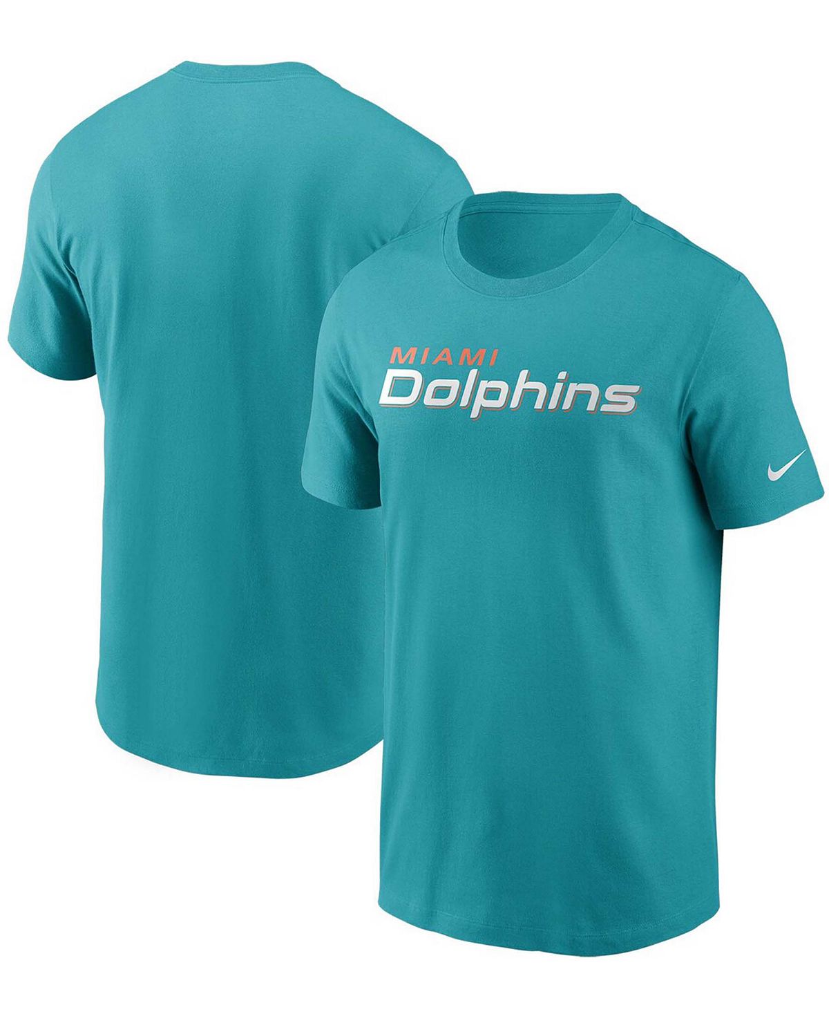 

Мужская футболка с надписью Aqua Miami Dolphins Team Nike