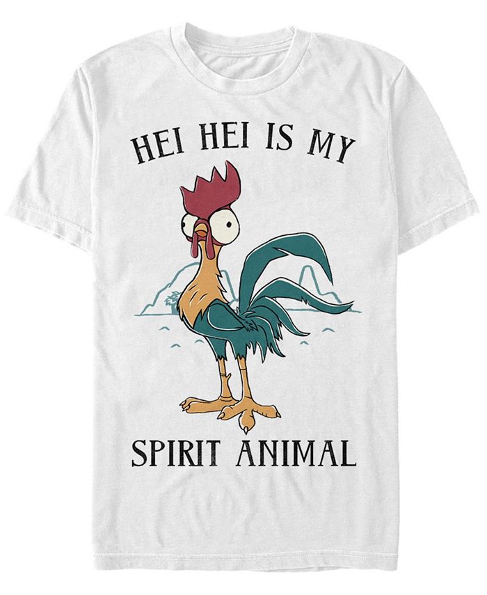 Мужская футболка с короткими рукавами и круглым вырезом Spirit Animal Fifth Sun, белый haikyuu хей хей хей