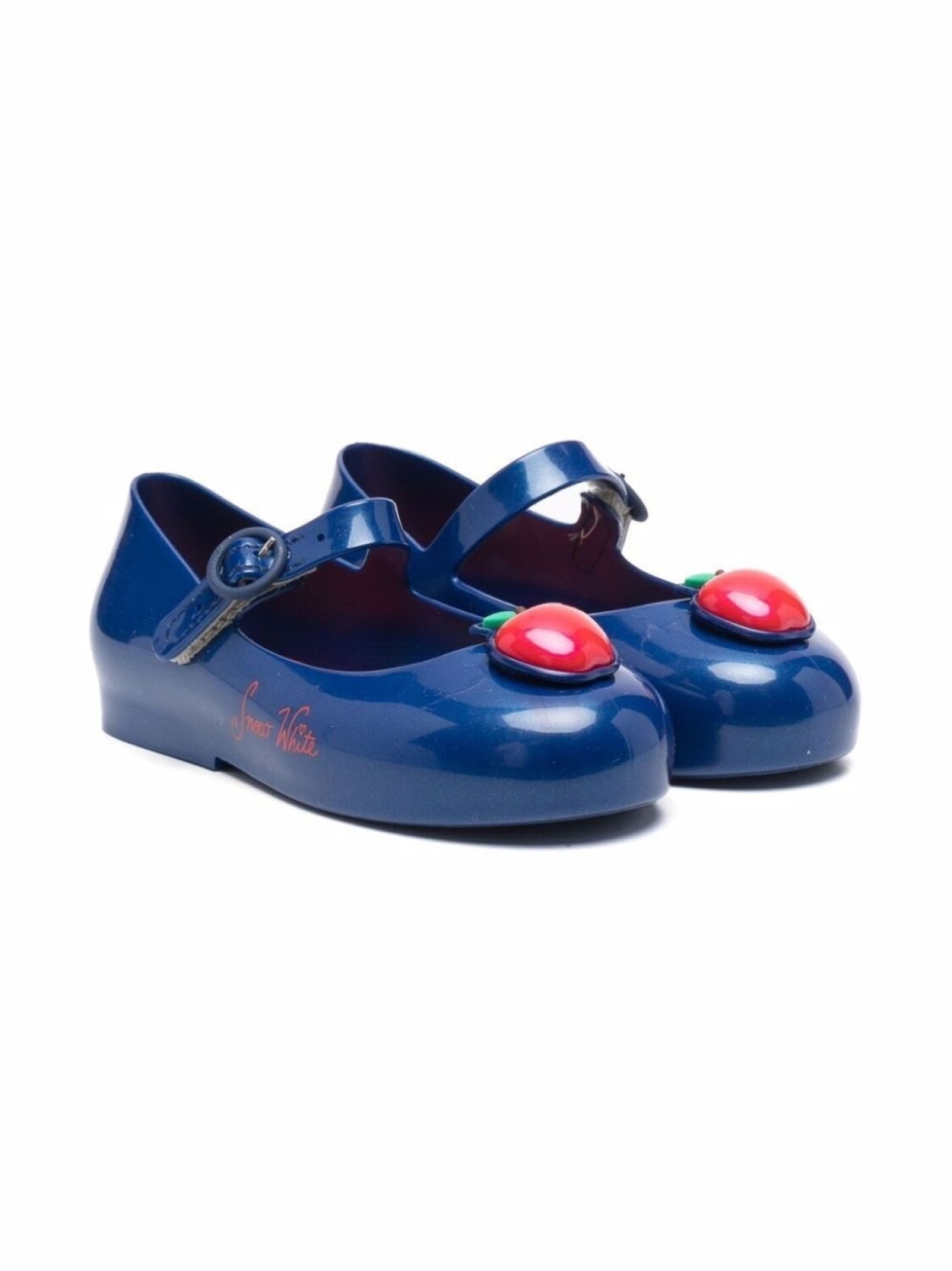 

Mini Melissa балетки White Snow с закругленным носком, синий