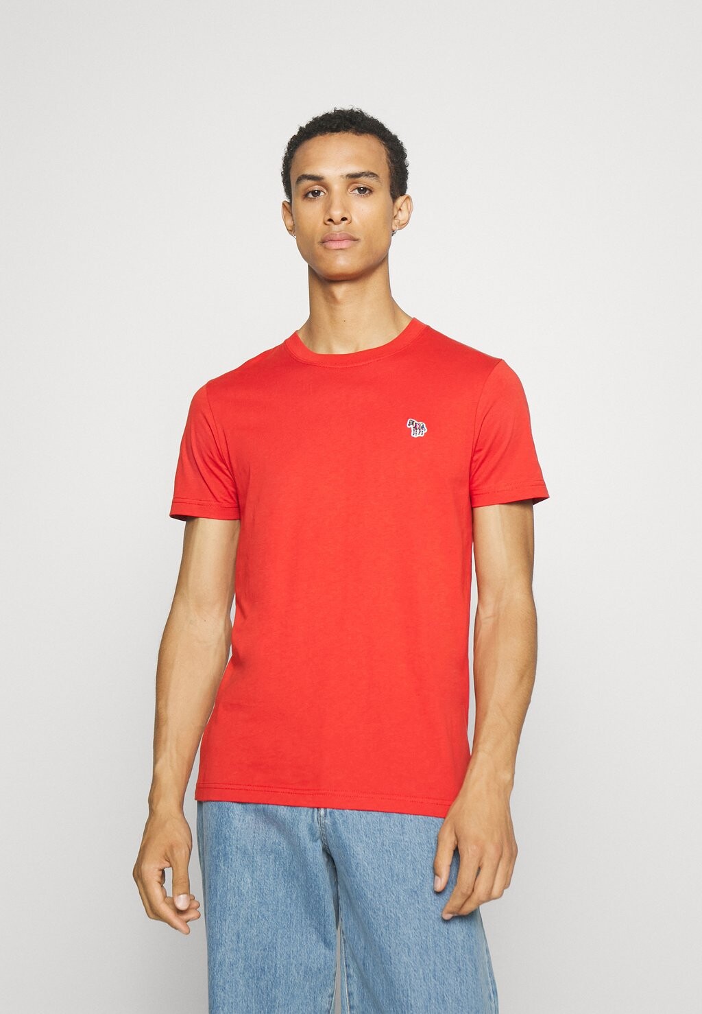 

Базовая футболка SLIM FIT ZEBRA PS Paul Smith, красный