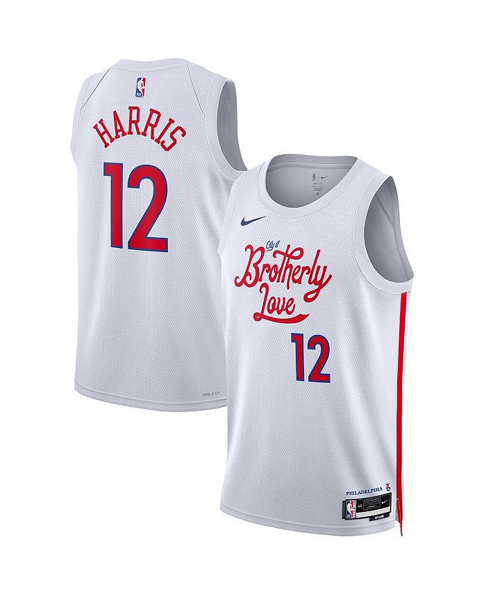 

Мужская и женская майка Tobias Harris White Philadelphia 76ers 2022/23 Swingman — City Edition Nike, белый