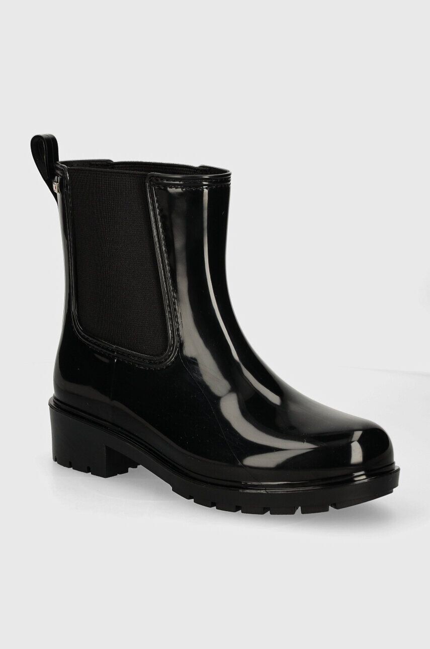 

Резиновые сапоги Tommy Hilfiger FLAG RAINBOOT, черный