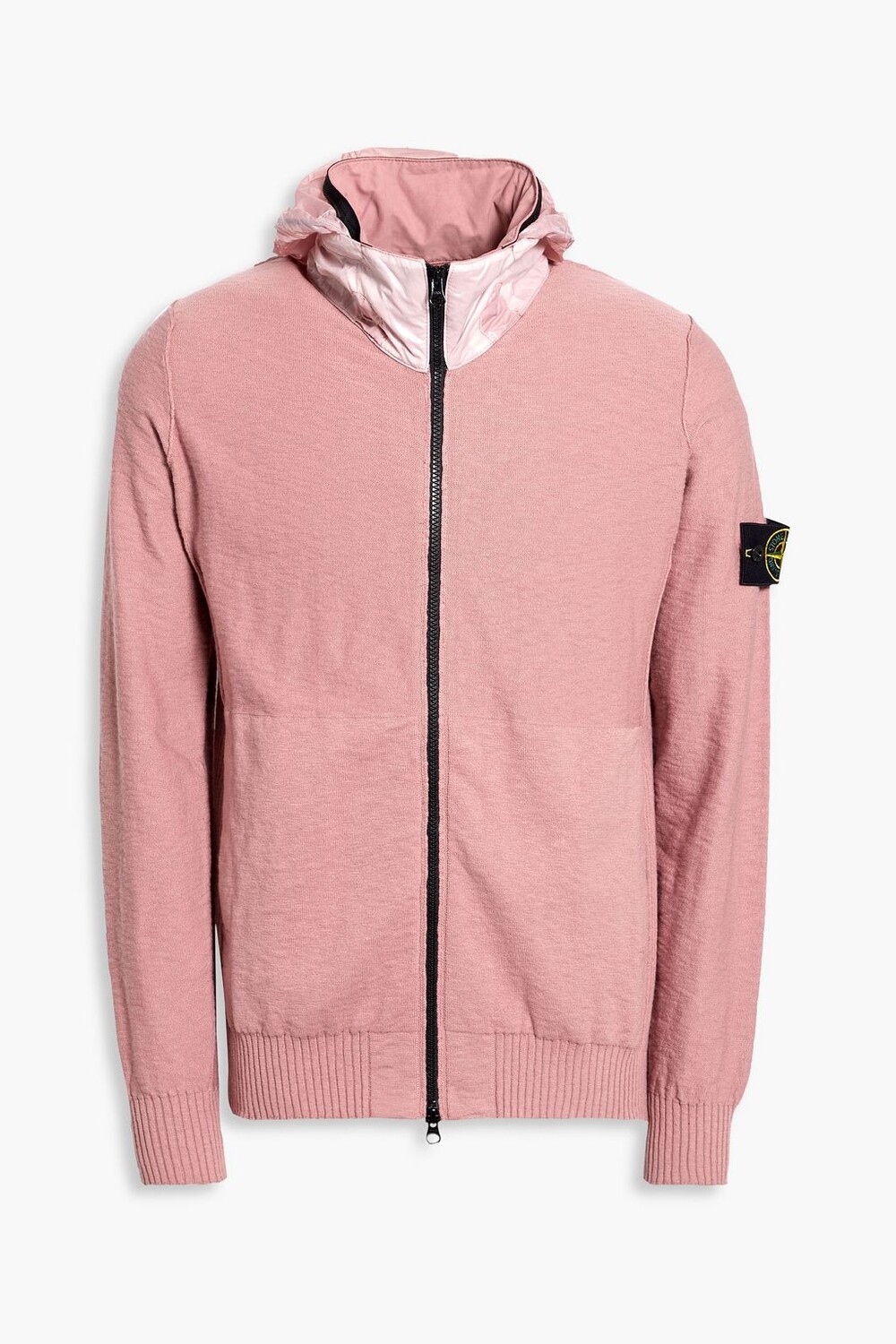 

Куртка-ракушка приталенного кроя из смесового хлопка STONE ISLAND, античная роза, Красный
