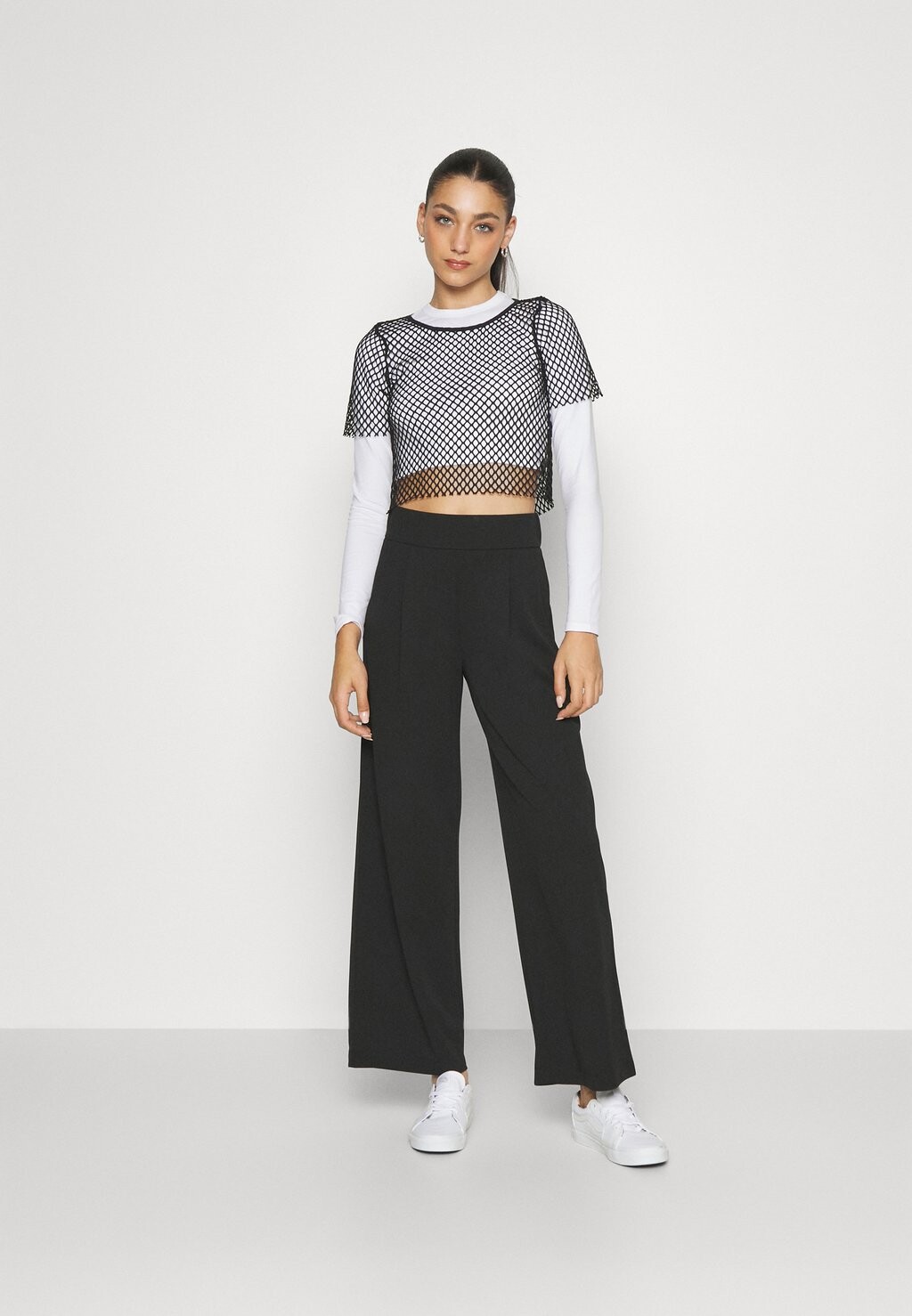 

Топ с длинными рукавами Cotton On, черно-белый