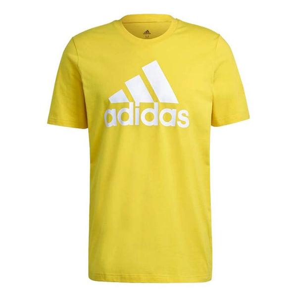 цена Футболка adidas Sports Training Casual Round Neck Short Sleeve Yellow, желтый
