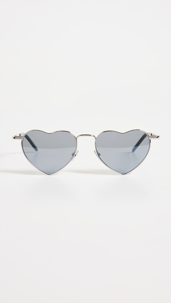 

Солнцезащитные очки Saint Laurent Sl 301 Loulou, серебряный