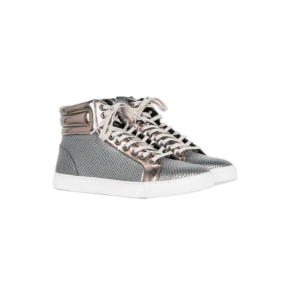 

Кроссовки Ecdysis High Tops Born Rich, серебро