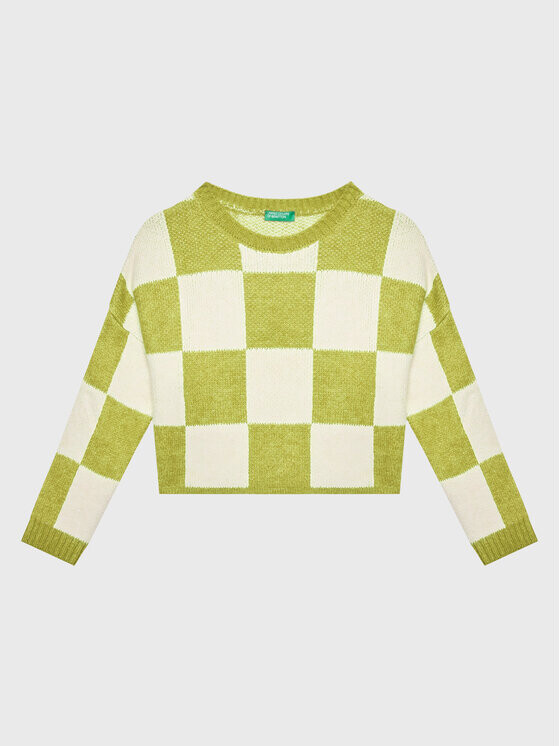 

Пуловер свободного кроя United Colors Of Benetton, зеленый