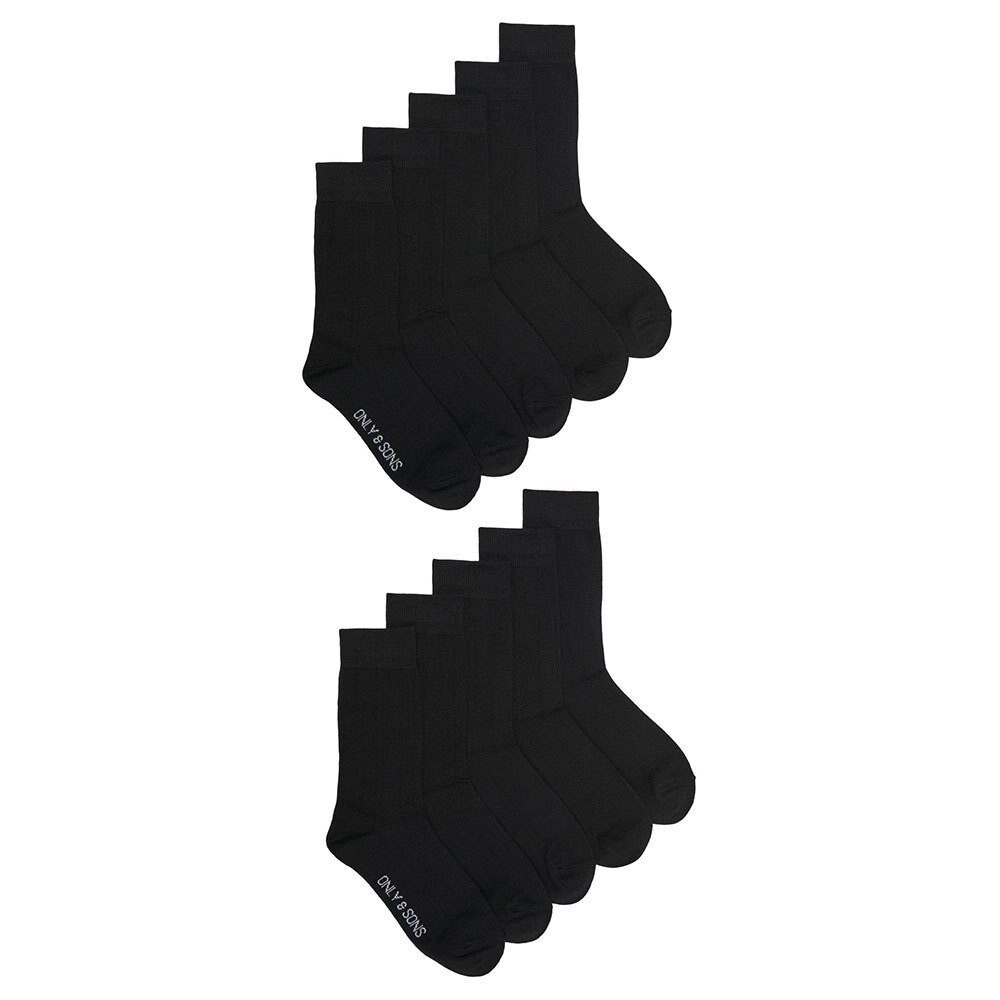 

Носки Only & Sons Finch Basic 10 шт, черный