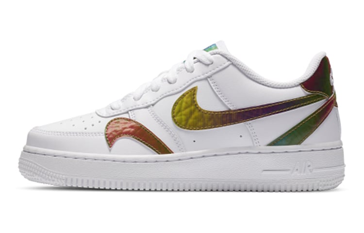 

Кроссовки Nike Air Force 1 LV8 2 GS с неуместными галочками — белый мульти