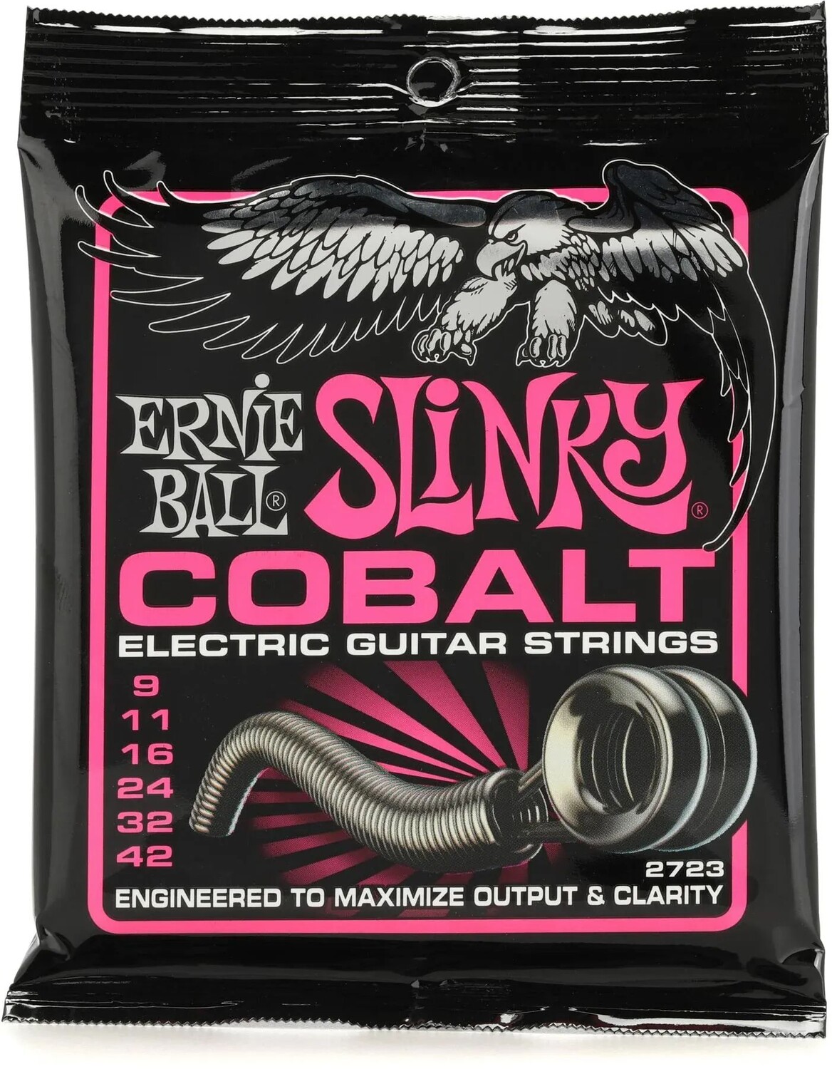

Струны для электрогитары Ernie Ball 2723 Super Slinky, кобальтовые — .009-.042