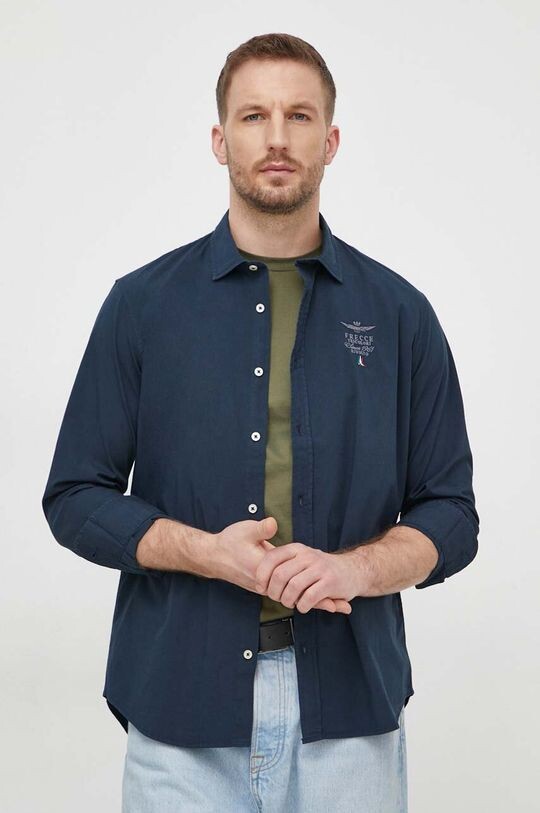 

Рубашка Aeronautica Militare, темно-синий