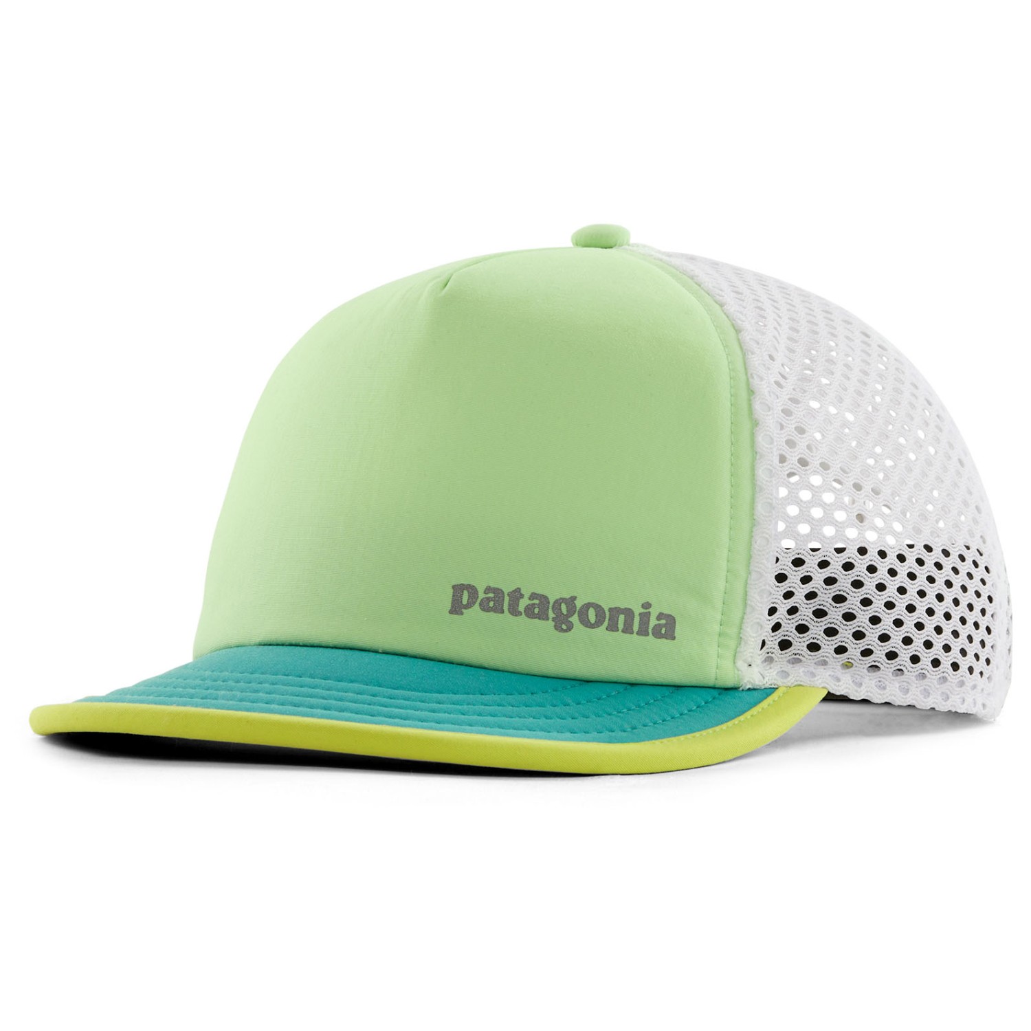 цена Кепка Patagonia Duckbill Shorty Trucker Hat, цвет Salamander Green