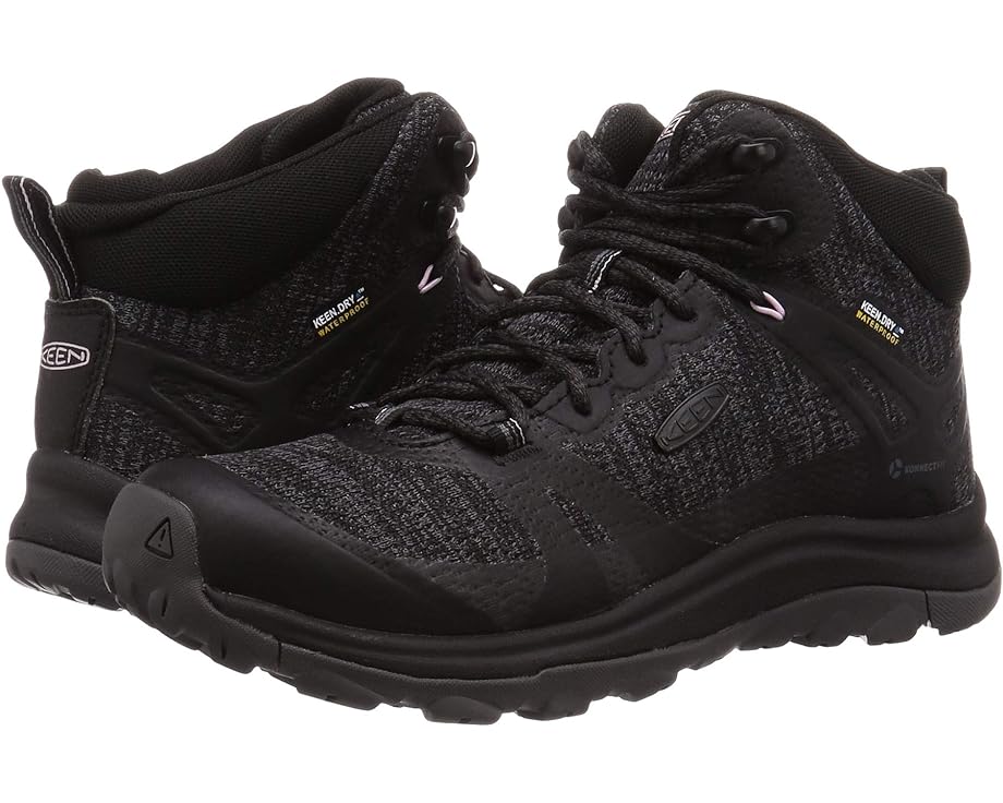 Походные ботинки KEEN Terradora II Mid WP, цвет Black/Magnet