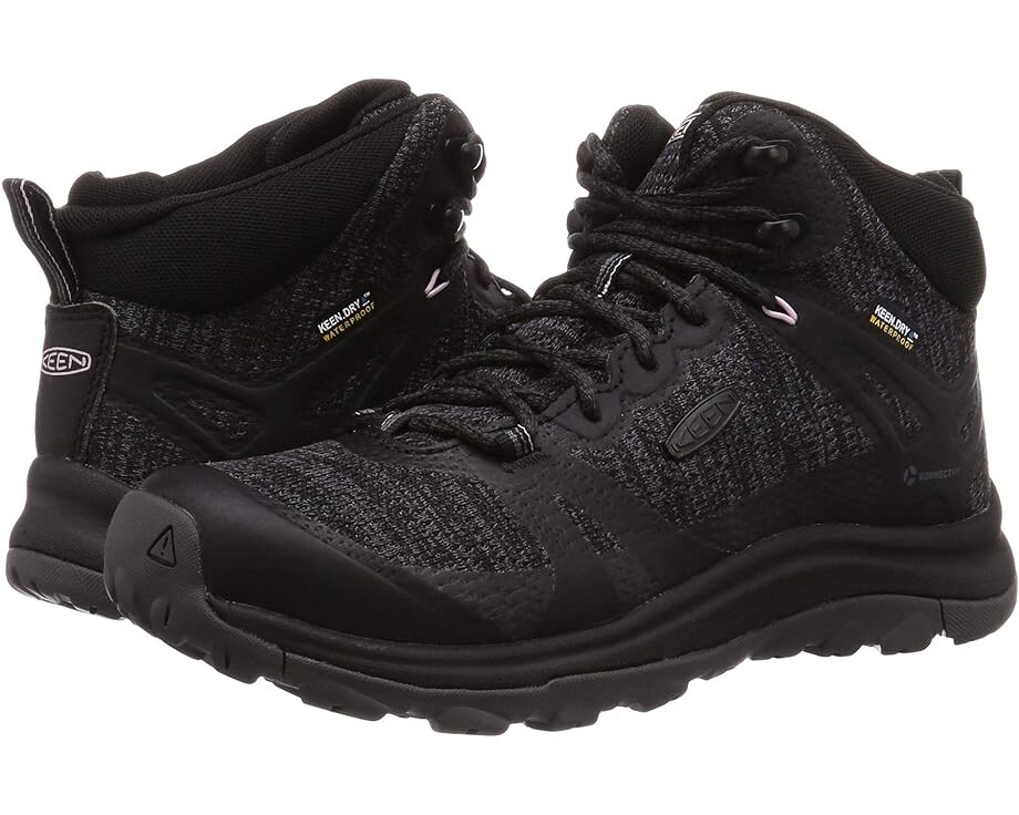 

Походные ботинки KEEN Terradora II Mid WP, цвет Black/Magnet