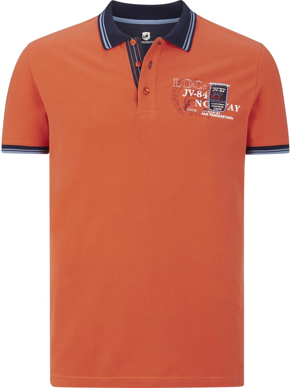 Футболка Jan Vanderstorm, апельсин футболка jan vanderstorm lavrans белый