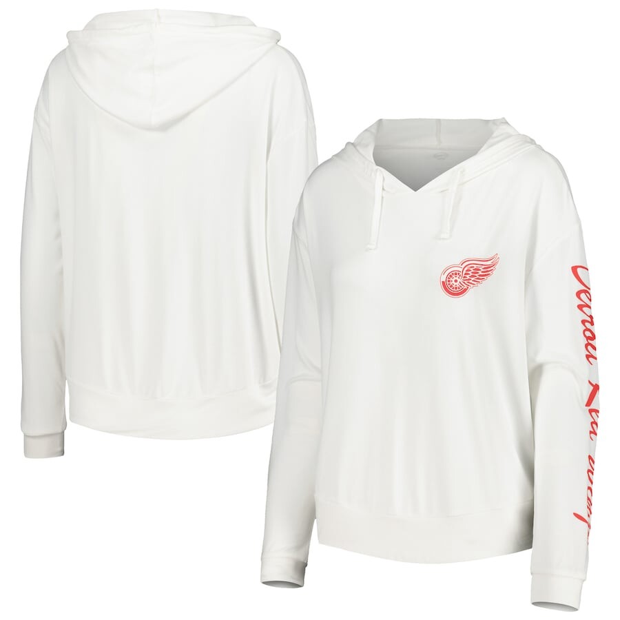 

Футболка с длинным рукавом Concepts Sport Detroit Red Wings, белый