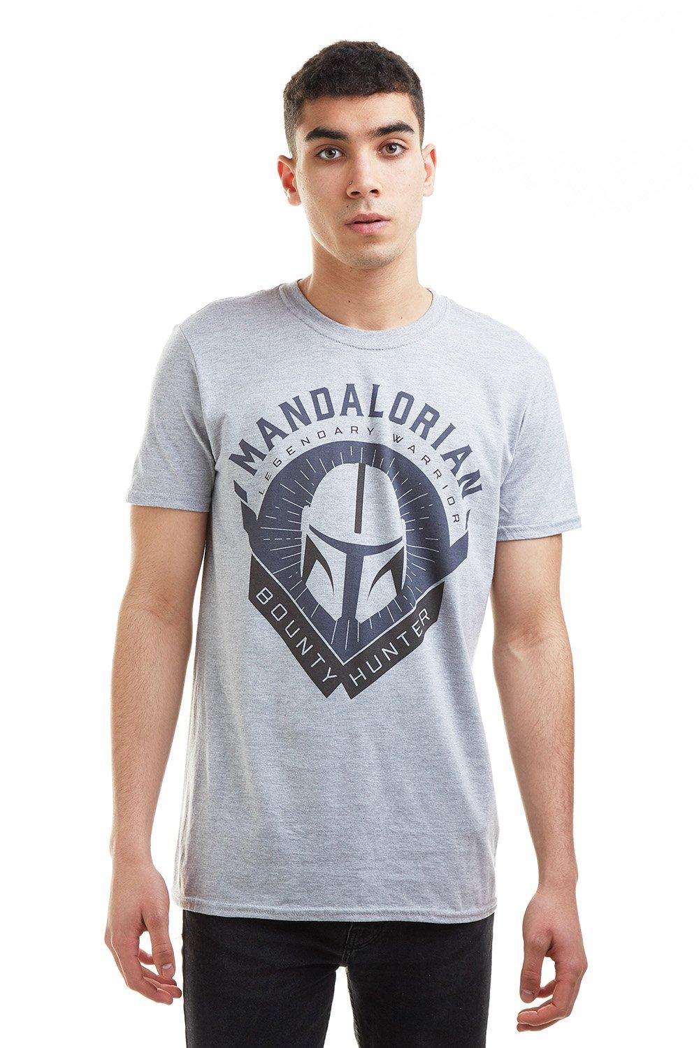 Хлопковая футболка Bounty Hunter Star Wars, серый копилка star wars the mandalorian – mandalorian 20 см