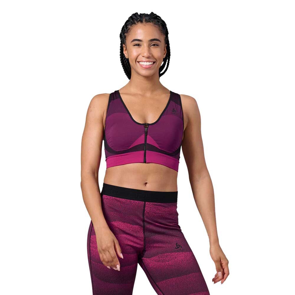 

Спортивный бюстгальтер Odlo Seamless High, розовый