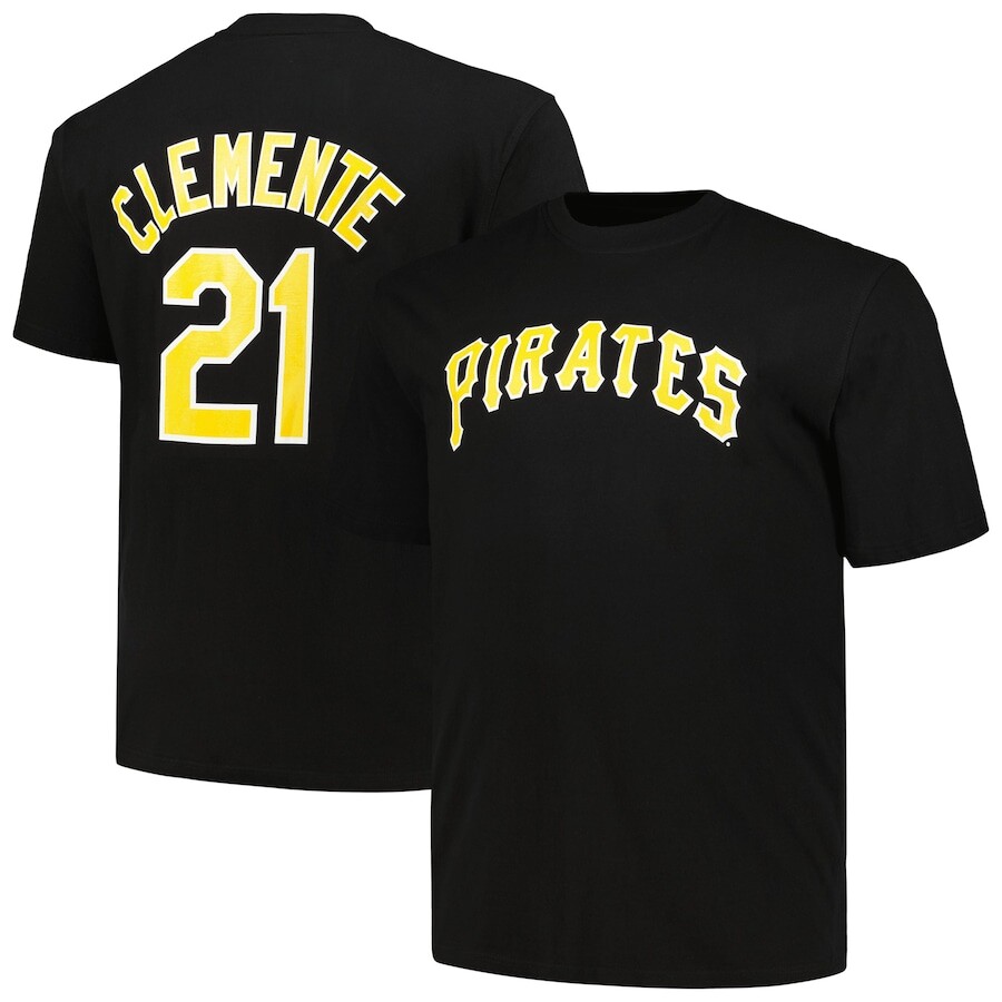

Футболка с именем и номером Profile Pittsburgh Pirates, черный