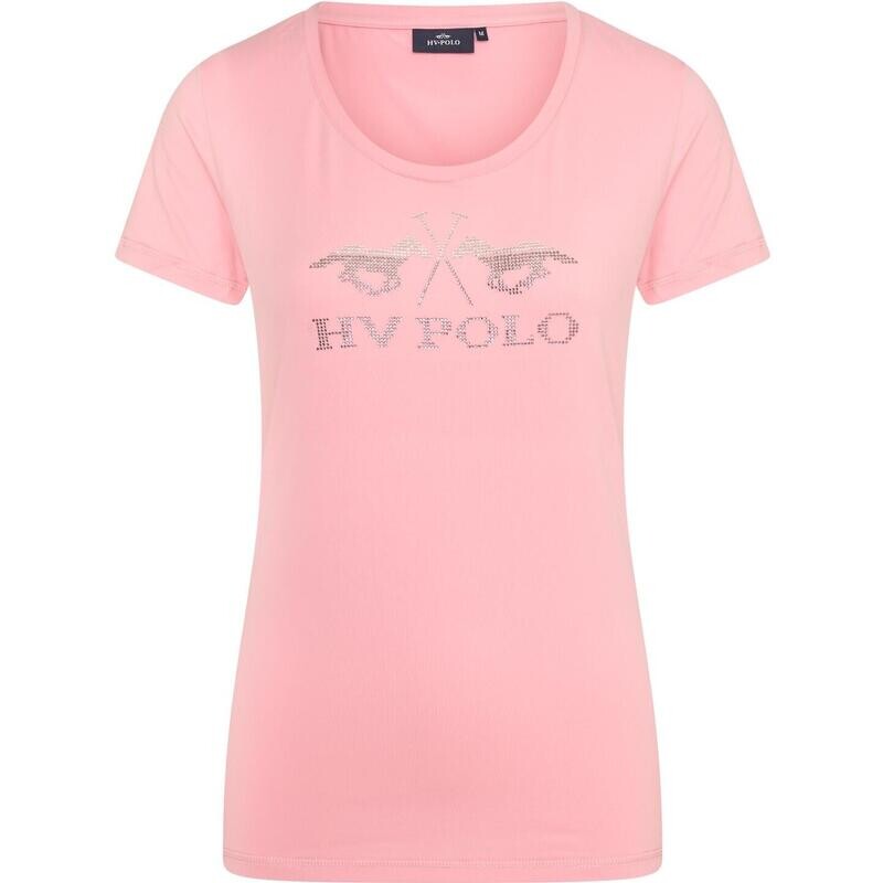 

Женская футболка HVPFavouritas Limited тек счастливо розовая HV POLO, цвет rosa