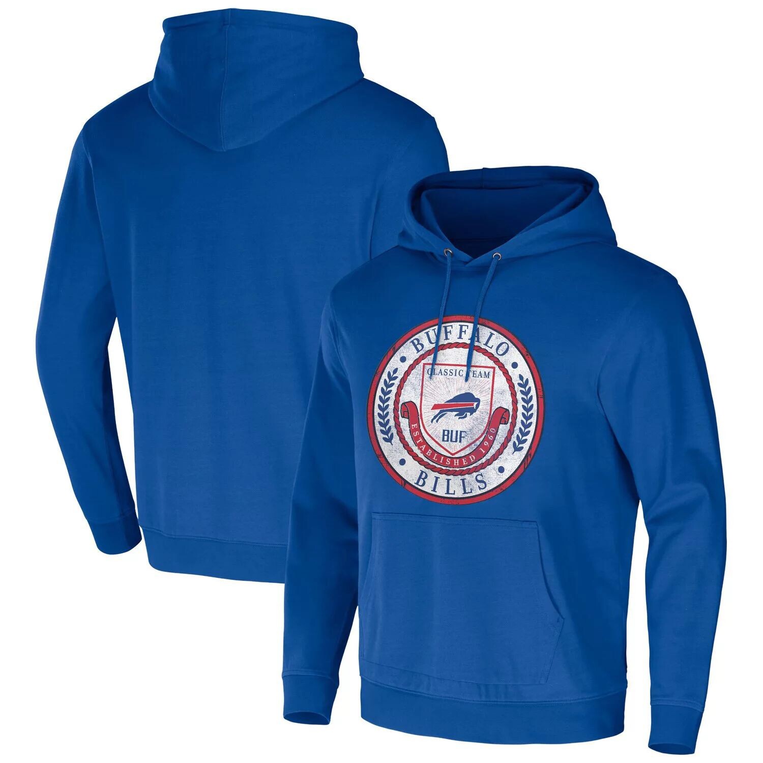 

Мужской пуловер с капюшоном из коллекции Fanatics NFL x Darius Rucker от Fanatics Royal Buffalo Bills