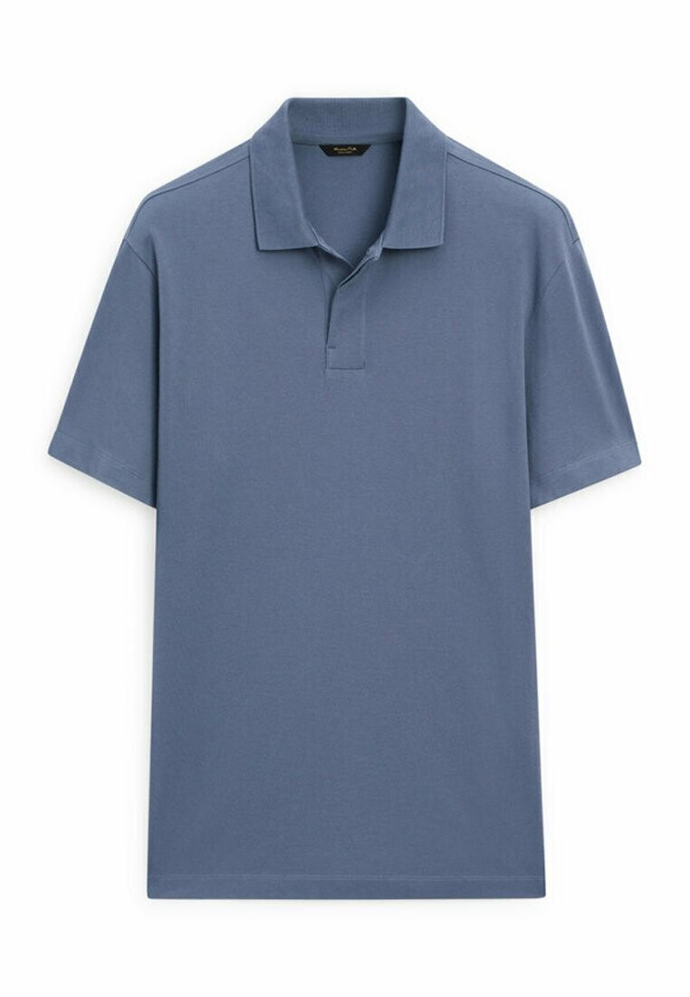 

Рубашка поло SHORT SLEEVE COMFORT Massimo Dutti, цвет blue grey
