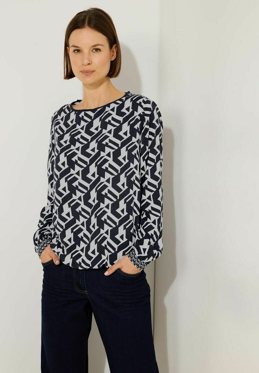 

Блузка PRINT Cecil, цвет blau