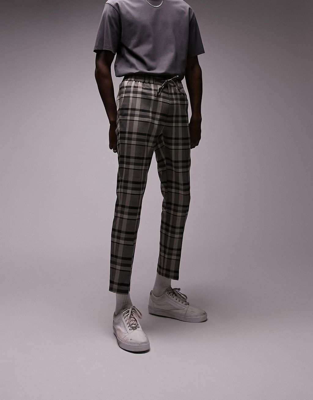 

Узкие джоггеры Topman в крупную клетку