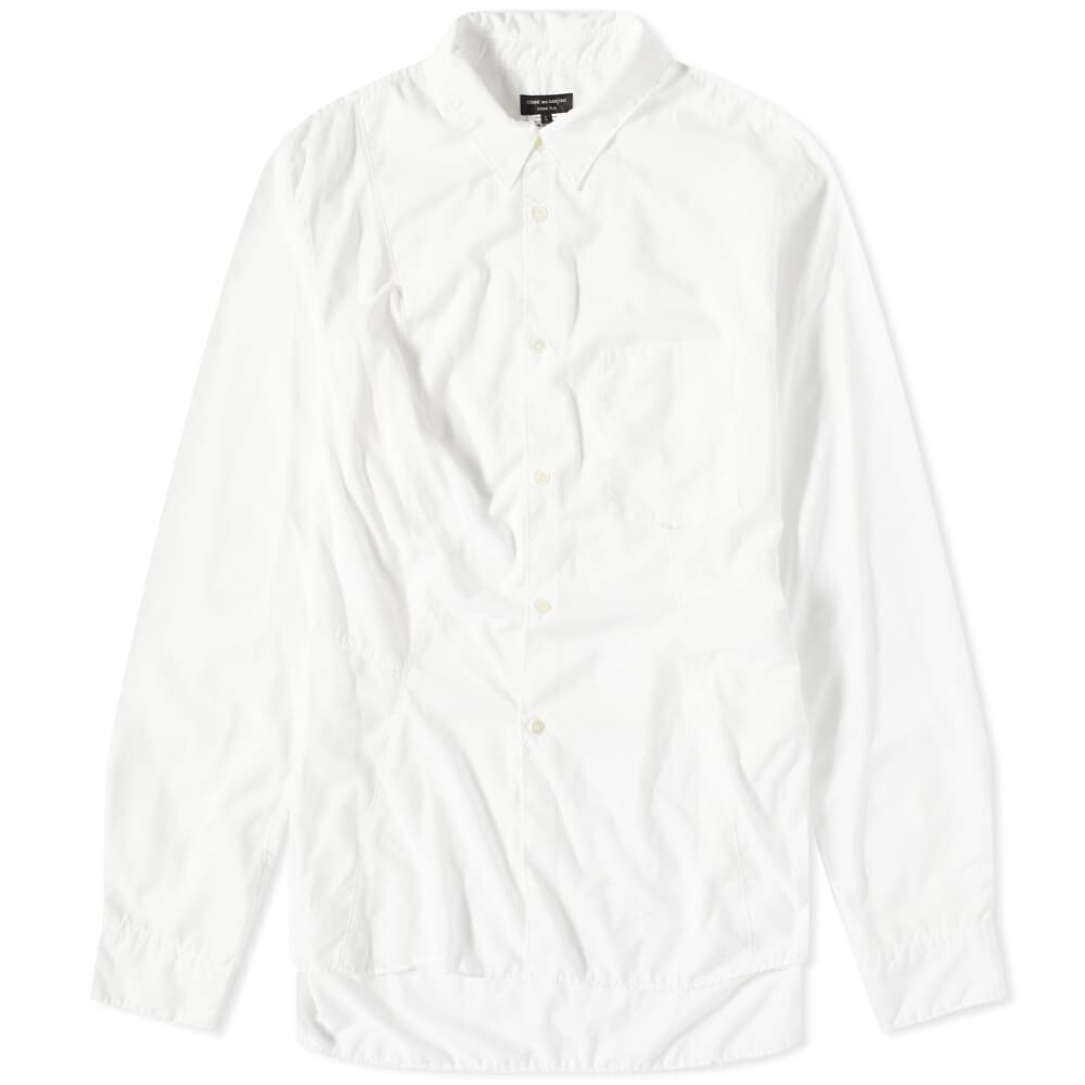 

Рубашка Comme des Garçons Homme Plus с пропиткой из пряжи, белый