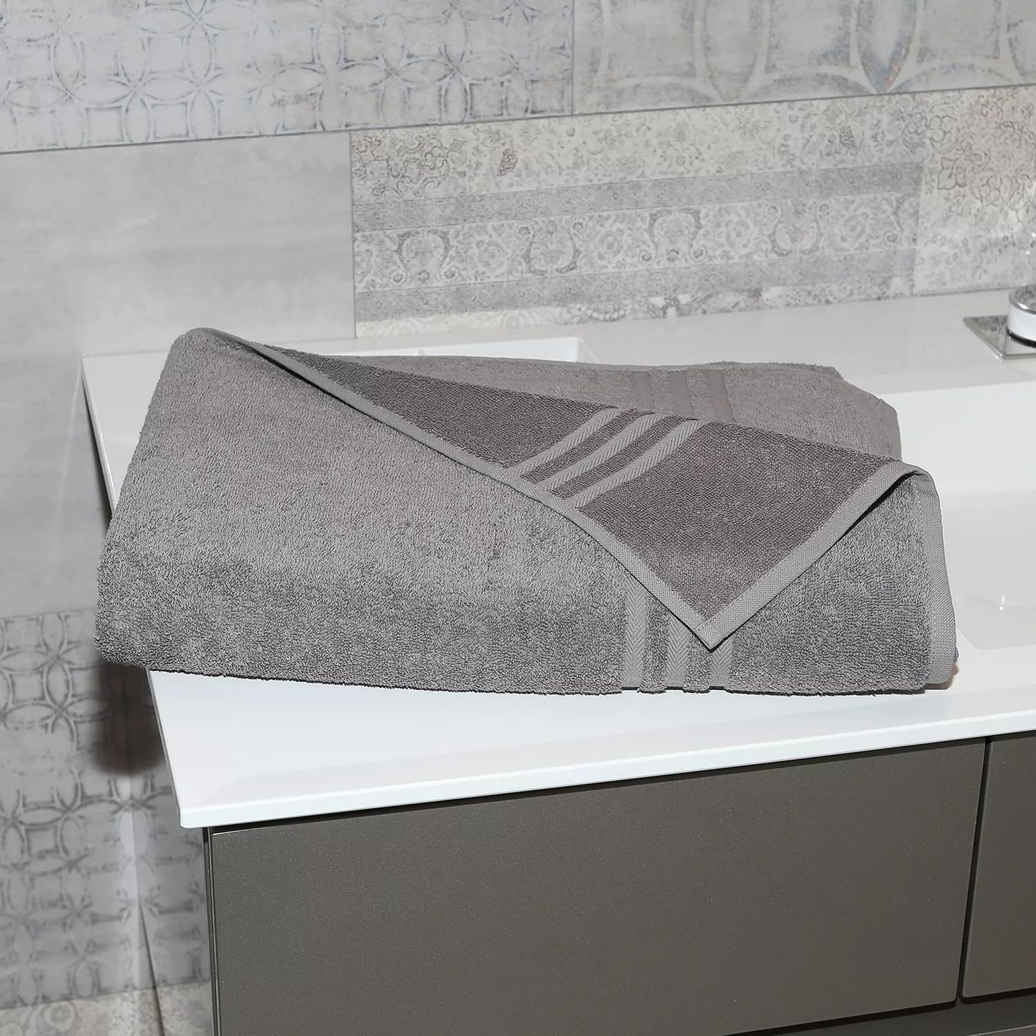 Linum Текстиль для дома Denzi Простыня для ванной, серый