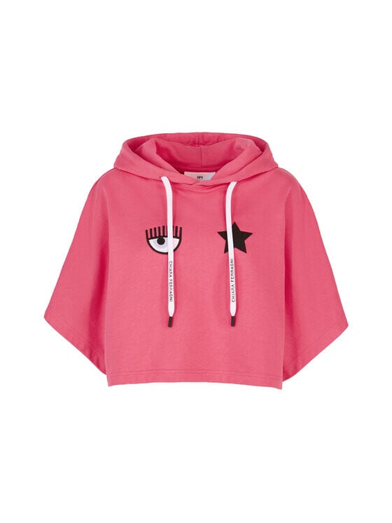 

Толстовка с капюшоном Chiara Ferragni, розовый