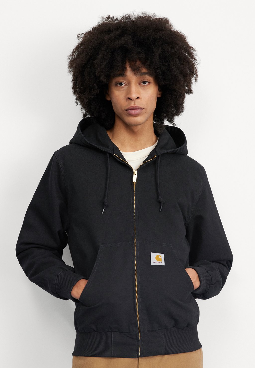 

Куртка-бомбер Active Jacket Carhartt WIP, цвет black rinsed