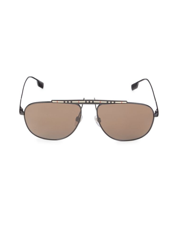 

Солнцезащитные очки-авиаторы 59MM Burberry, черный