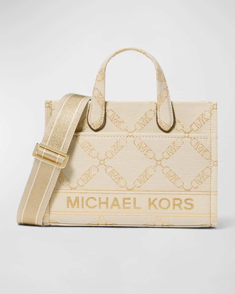 

Маленькая жаккардовая сумка-мессенджер Gigi с логотипом MICHAEL Michael Kors