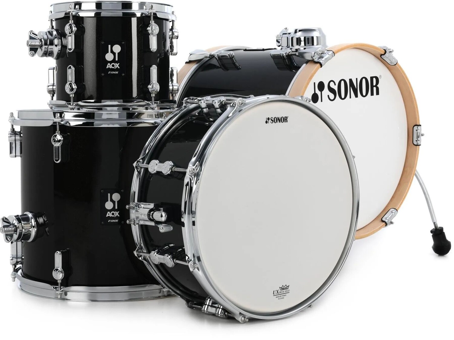 

Набор из 4 предметов Sonor AQX Micro — Black Midnight Sparkle