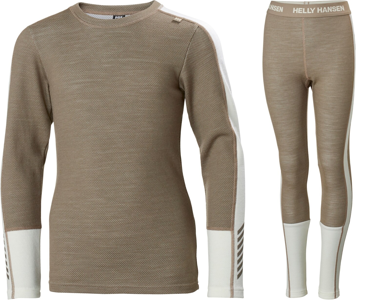 

Комплект базового слоя средней плотности Lifa Merino — детский Helly Hansen, серый