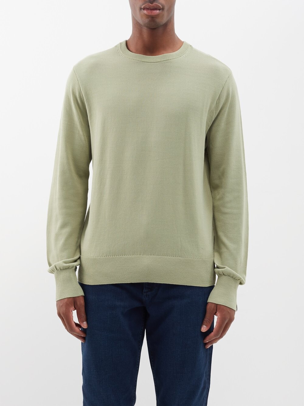 

Толстовка nolan из смесового хлопка Rag & Bone, зеленый
