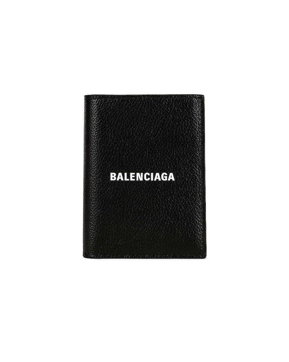 

Кошелек Balenciaga Cash Vertical Bifold, цвет Black & White