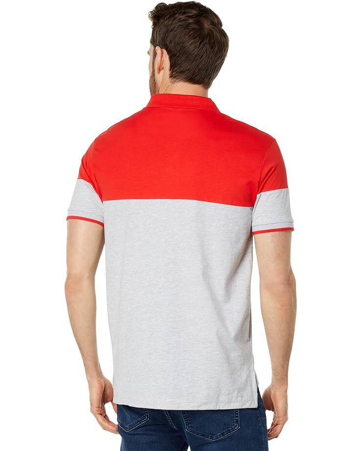 

Поло U.S. POLO ASSN. Color-Block Small Pony Jersey Polo, цвет Havana Red