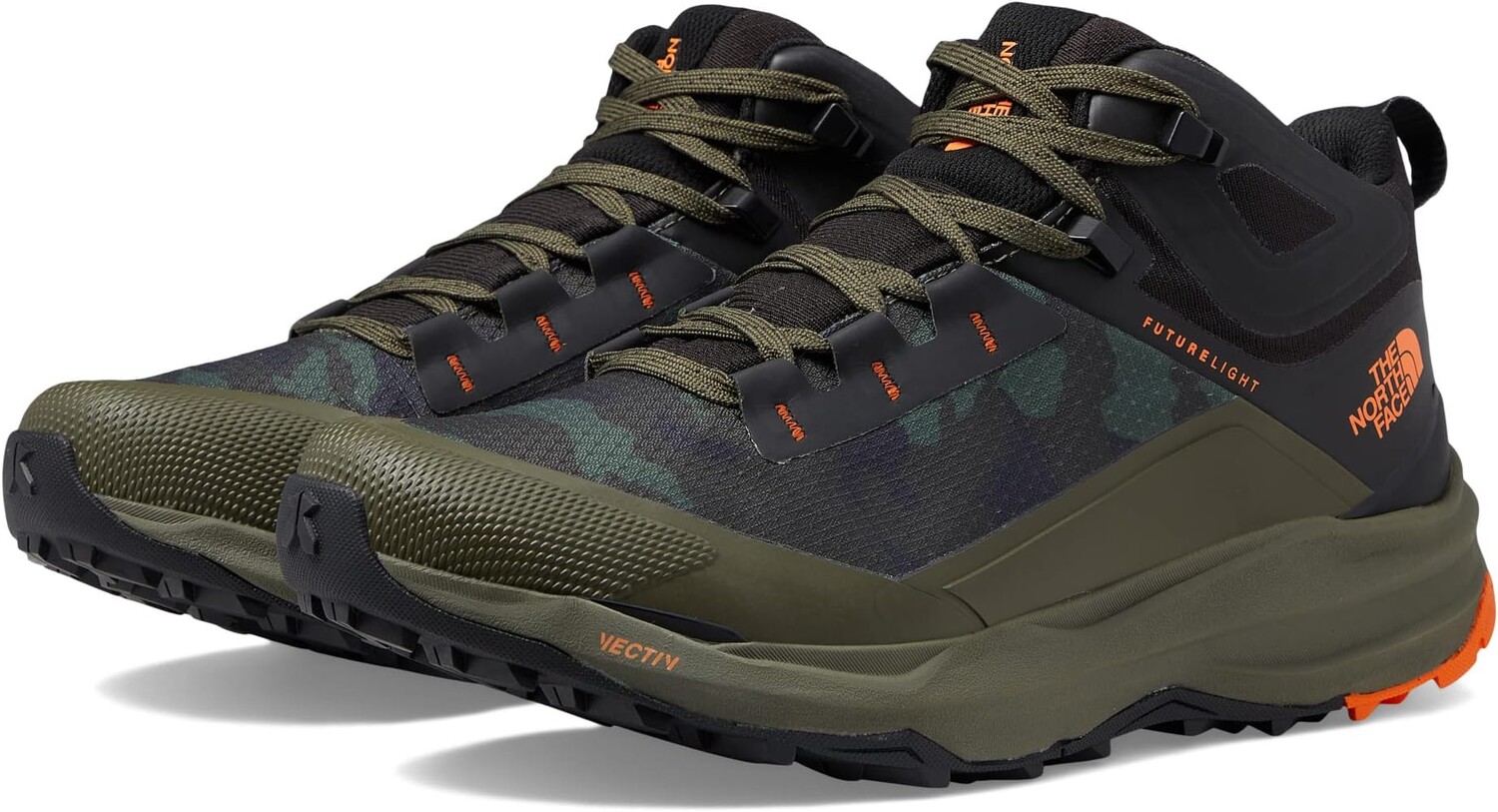 

Походная обувь VECTIV Exploris 2 Mid FUTURELIGHT The North Face, цвет New Taupe Green Exploris Camo Print/TNF Black