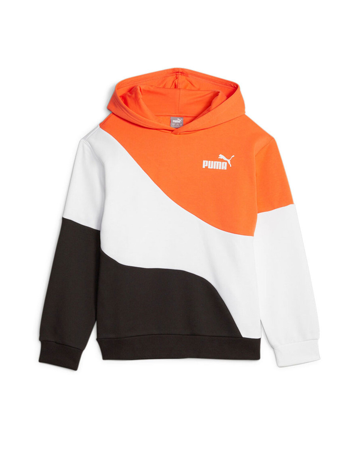 

Толстовка Puma Power Cat для мальчиков, оранжевый/белый/черный