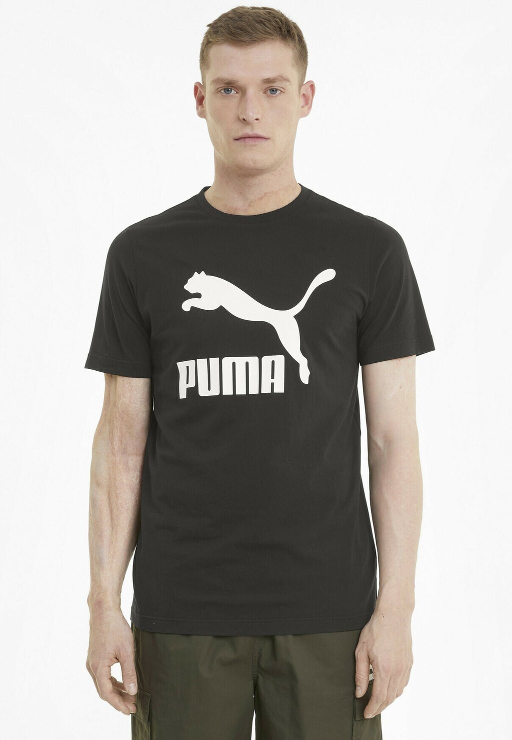 

Футболка с принтом Puma, черный