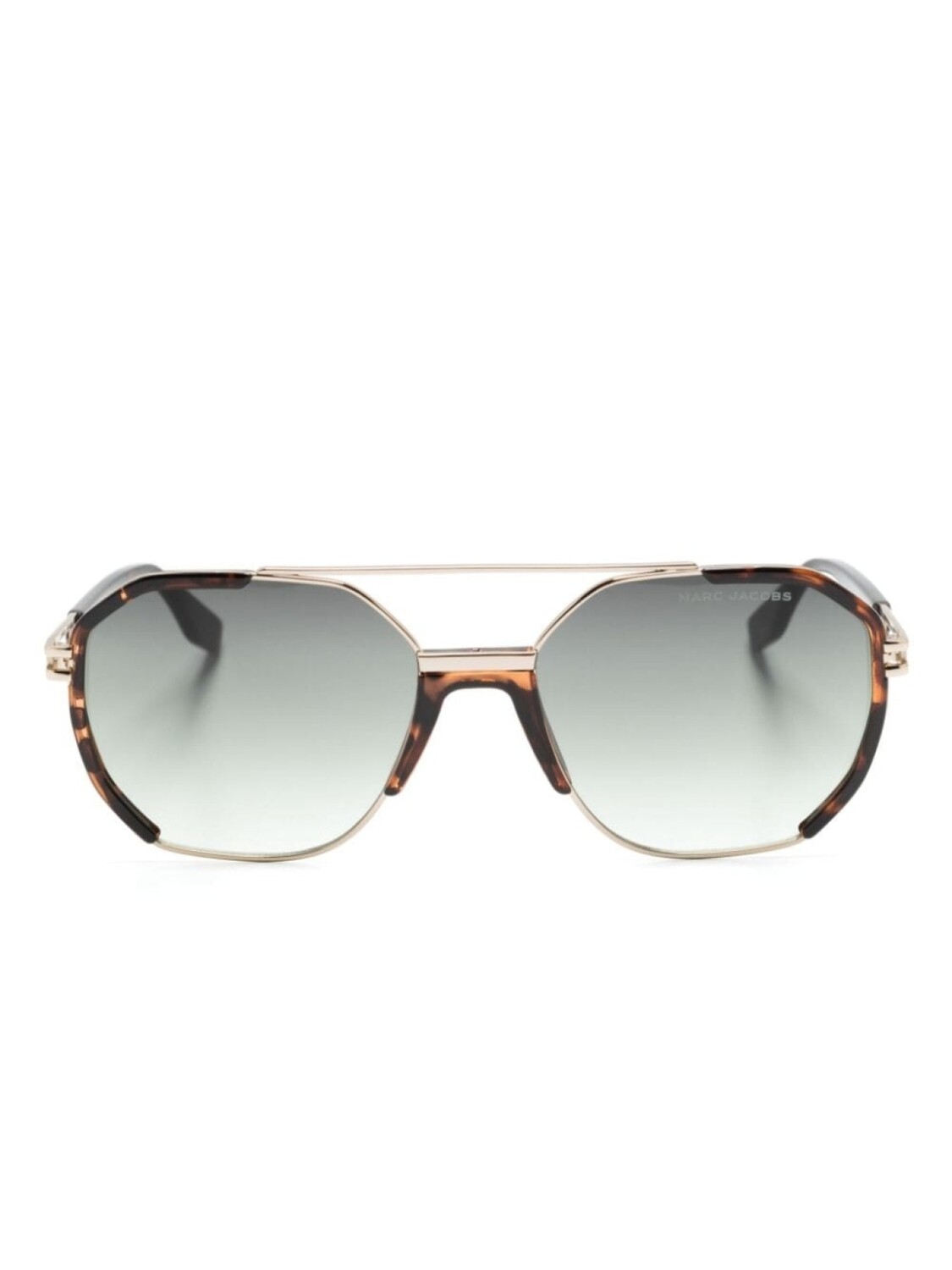

Marc Jacobs Eyewear солнцезащитные очки в геометричной оправе, золотистый