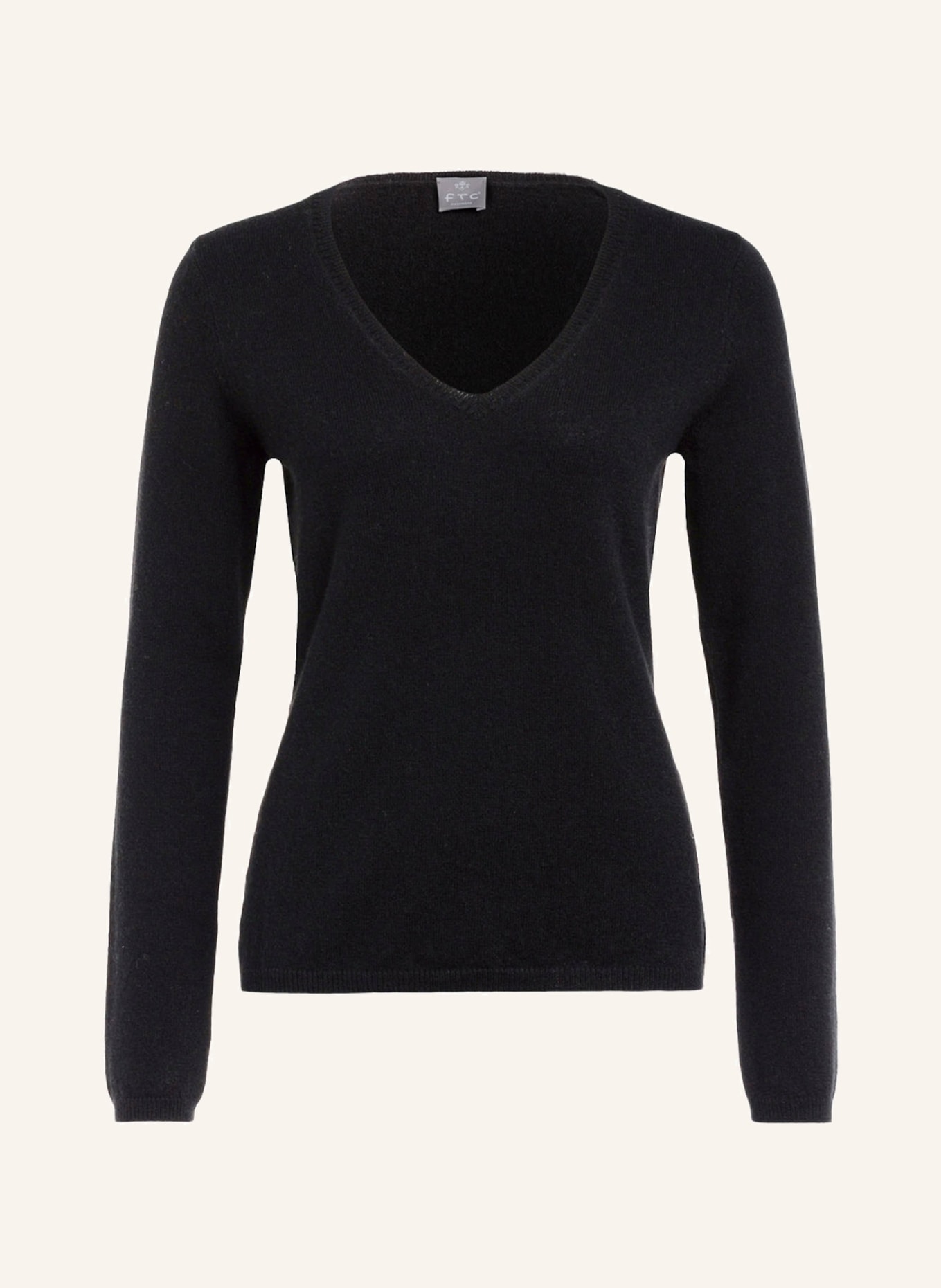 Кашемировый свитер FTC CASHMERE, черный свитер роллнек ftc cashmere темно серый